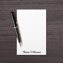 Stilvolle Script Monogram Briefpapier