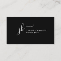 Stilvolle Script Monogram Moderne Berufliche Busin