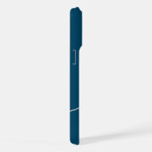 Stilvolle Script Navy Blue Case Mate iPhone Hülle (Rechte Seite)