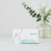 Stilvolle Script Nurse Practitioner Business Card Visitenkarte (Stehend Vorderseite)