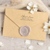 Stilvolle Script Wedding Rücksendeadresse Permastempel