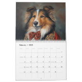 Stilvolle Shetland Sheepdogs | Sheltie Kalender (Feb 2025)