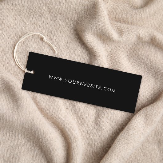 Stilvolle Signature Script Black Hang Tag