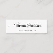 Stilvolle Signature Script Hang Tag (Vorderseite)