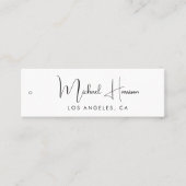 Stilvolle Signature Script Hang Tag (Vorderseite)