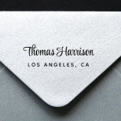 Stilvolle Signature-Script-Monogramm Permastempel