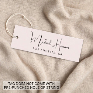 Stilvolle Signature Script Pink Hang Tag