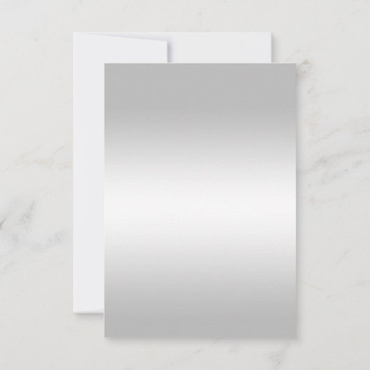 Stilvolle Silver Diamonds 60. Hochzeit speichern S Save The Date (Rückseite)