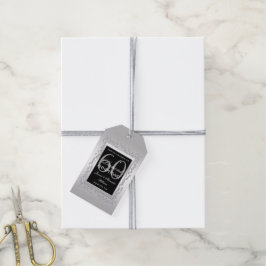 Stilvolle Silver Diamonds 60. Hochzeitstag Geschenkanhänger