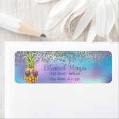 Stilvolle Silver Diamonds Pineapine Holographic (Insitu)