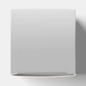 Stilvolle Silver Gem Bow & Black Wedding Geschenkschachtel (Oben)