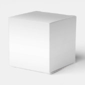 Stilvolle Silver Gem Bow & Black Wedding Geschenkschachtel (Rückseite)