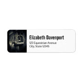 Stilvolle Silver Stirrups auf English Riding Saddl (Vorne)