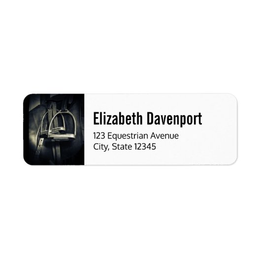 Stilvolle Silver Stirrups auf English Riding Saddl (Vorne)