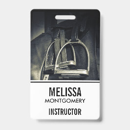 Stilvolle Silver Stirrups auf English Riding Saddl Ausweis