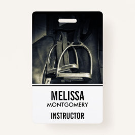 Stilvolle Silver Stirrups auf English Riding Saddl Ausweis