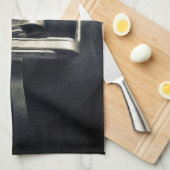 Stilvolle Silver Stirrups auf English Riding Saddl Geschirrtuch (Viertel Falte)