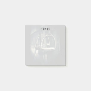 Stilvolle Silver Stirrups auf English Riding Saddl Post-it Klebezettel