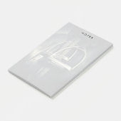 Stilvolle Silver Stirrups auf English Riding Saddl Post-it Klebezettel (angewinkelt)