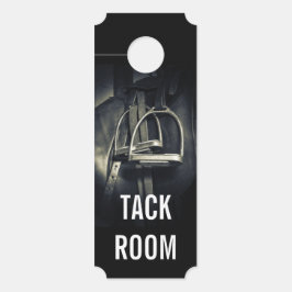 Stilvolle Silver Stirrups auf English Riding Saddl Türanhänger