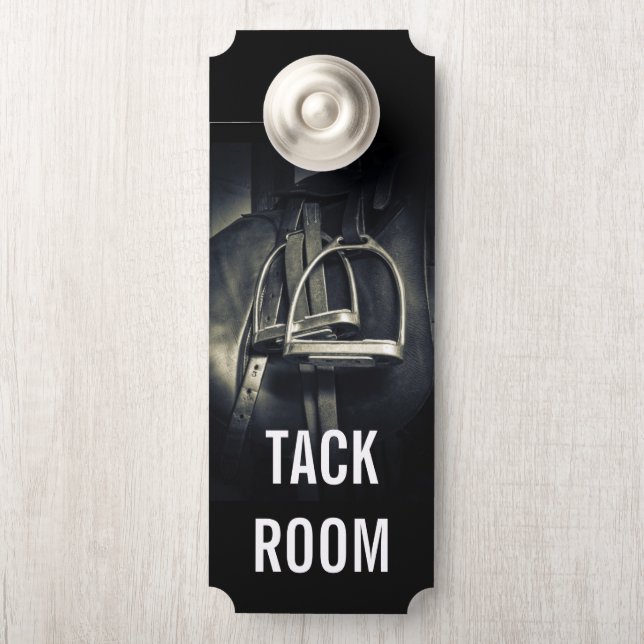 Stilvolle Silver Stirrups auf English Riding Saddl Türanhänger (Auf Knauf)