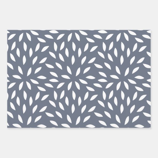 Stilvolle skandinavische nordische Formen Muster B Geschenkpapier Set (Vorderseite 2)