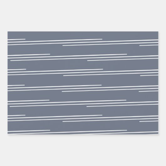 Stilvolle skandinavische nordische Formen Muster B Geschenkpapier Set (Vorderseite)