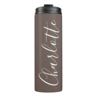 Stilvolle Skript-Typografie Kaffee Braun Benutzerd