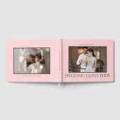 Stilvolle Skripte, dunkelgrau und Gold | FOTO Gästebuch (Voll)