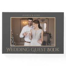 Stilvolle Skripte, dunkelgrau und Gold | FOTO