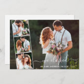 Stilvolle Skripte Wir haben 4 Foto Ankündigung (Vorne/Hinten)