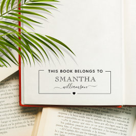 Stilvolle Skripterstellung Dieses Buch gehört Permastempel