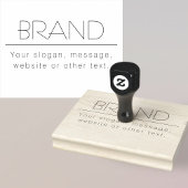 Stilvolle Slogan, Adresse oder sonstige Texte Gummistempel