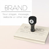 Stilvolle Slogan, Adresse oder sonstige Texte Gummistempel