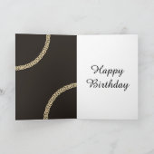 Stilvolle Sondername Geburtstagskarte Feiertagskarte (Innenseite)