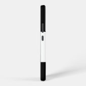 Stilvolle Songbird Black and White Personalisiert Samsung Galaxy Hülle (Rechte Seite)