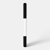 Stilvolle Songbird Black and White Personalisiert Samsung Galaxy Hülle (Linke Seite)