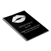 Stilvolle Sparkle Lip vereint künstlerische Ernenn Notizblock (Rechte Seite)