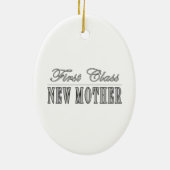 Stilvolle Spaß-junge Mütter: Klassen-neue Mutter Keramik Ornament (Hinten)