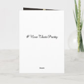 Stilvolle Special friend Geburtstagskarte Feiertagskarte (Rückseite)