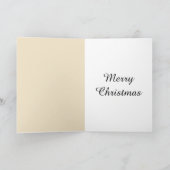 Stilvolle spezielle Oma & Opa Weihnachtskarte Feiertagskarte (Innenseite)