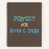 Stilvolle Spirale Notizblock (Vorderseite)