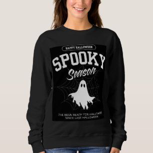 Stilvolle Spooky Ghost Halloween Frauen Sweatshirt
