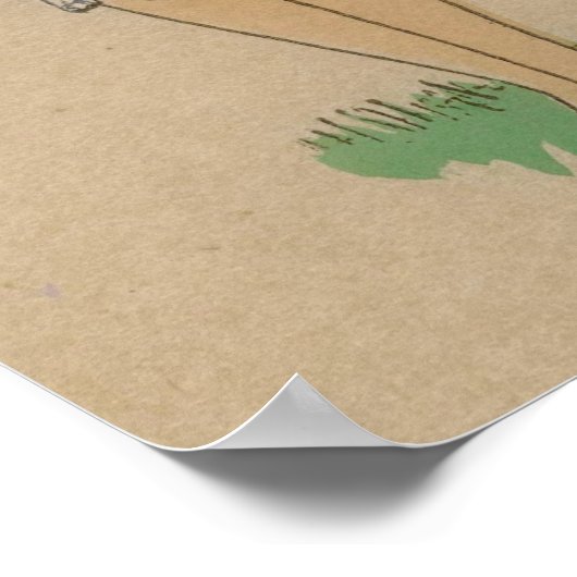 Stilvolle Spring Flappers, 20er Ladys Poster (Ecke)