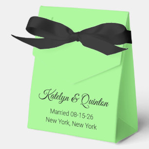 Stilvolle Spring Green & Black Fevor Boxen Geschenkschachtel