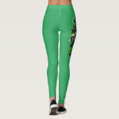 Stilvolle St. Patrick's Day Celebration Leggings (Rückseite)