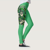 Stilvolle St. Patrick's Day Celebration Leggings (Rechts)