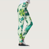 Stilvolle St. Patrick's Day Green Leggings (Rechts)