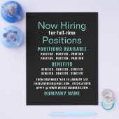 Stilvolle Stellenausschreibung Flyer (Einzeln)