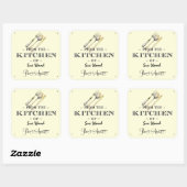 Stilvolle Sticker für Geschenke aus Ihrer Küche (Blatt)